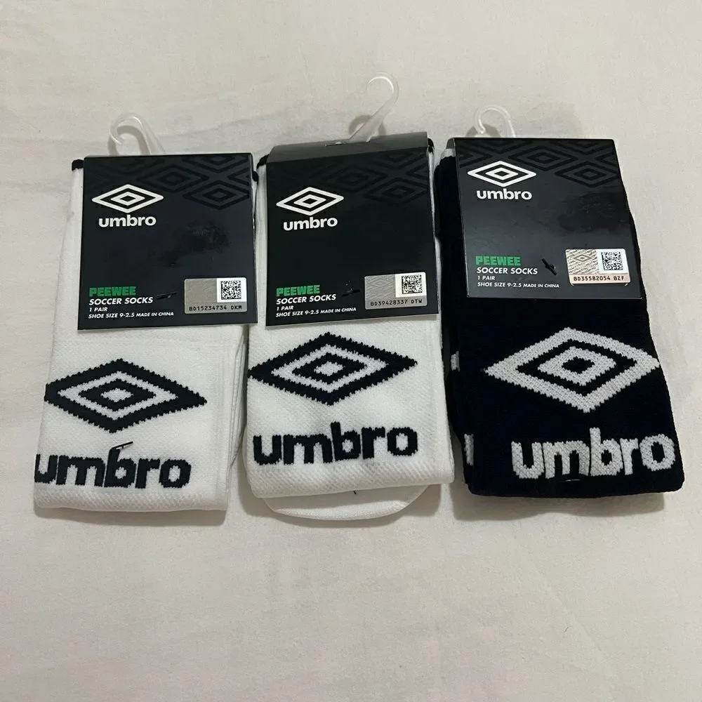 Umbro PeeWee Soccer Socks 3 Pairs!